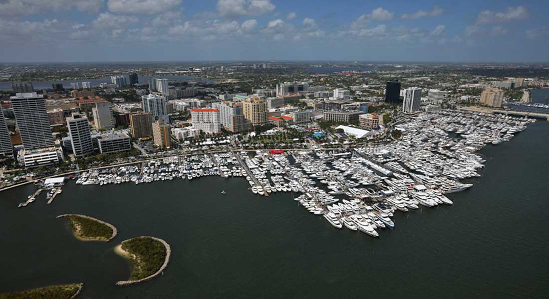 Rather than welcome visitors in person, the Palm Beach International Boat Show is going virtual., with yacht and megayacht views only online.