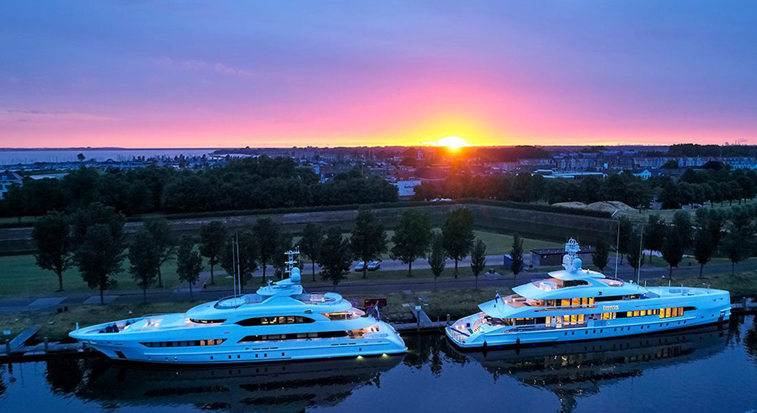 Book Ends and Home megayachts Heesen Yachts