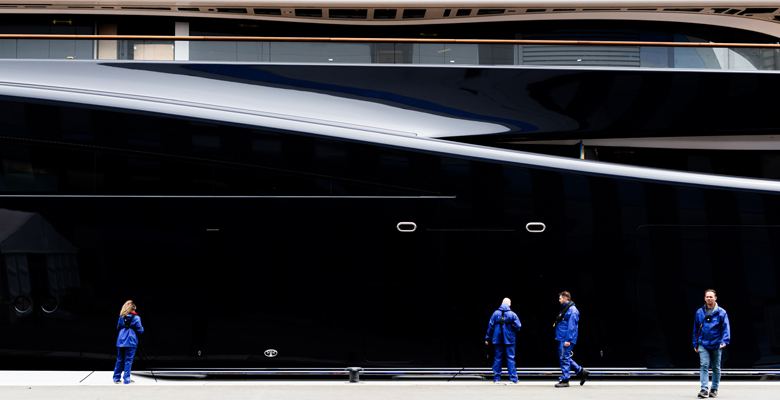 Feadship Yacht Project 821 scale