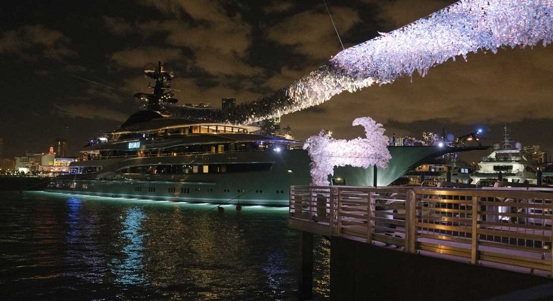 megayacht Kismet Four Seasons Hotels party Art Basel