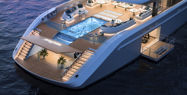 Hot Lab Superlegeera 80 yacht concept