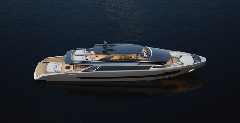 ISA Yachts 120 Viper aerial