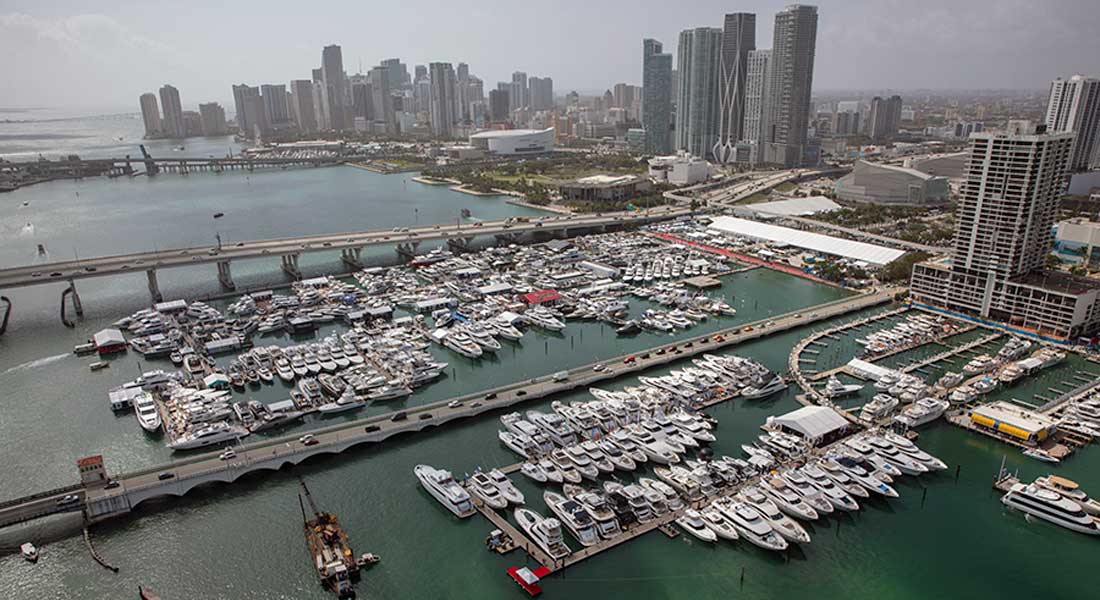 the Miami Yacht Show is postponed for 2021; in 2022 the Miami Yacht show and SuperYacht Miami are rebranding under the Miami International Boat Show