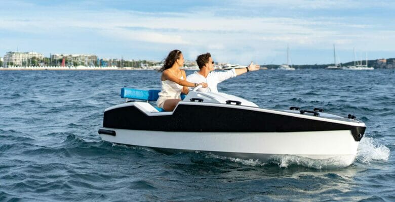 the Silent Tender 400 is an electric superyacht tender