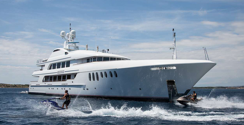 the yacht Mustique is in Below Deck Mediterranean