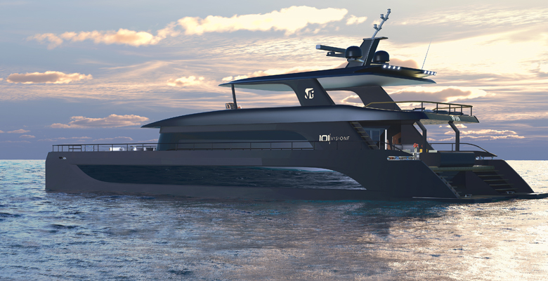 VisionF Alu 101 yacht