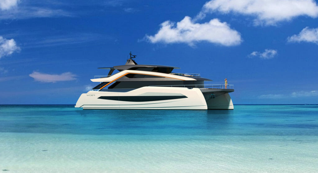 Wider Yachts catamarans include the WiderCat 92 megayacht