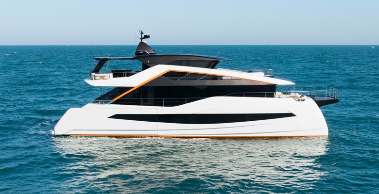 the first WiderCat 92 yacht