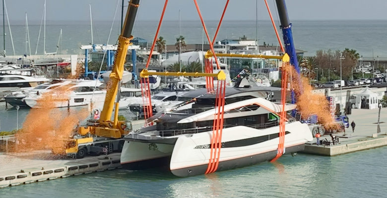 the yacht Acali is the first WiderCat 92